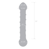 Electric Novelties 6.5 Inch Spiral Glass Dildo — Handblown Borosilicate - GLAS-150