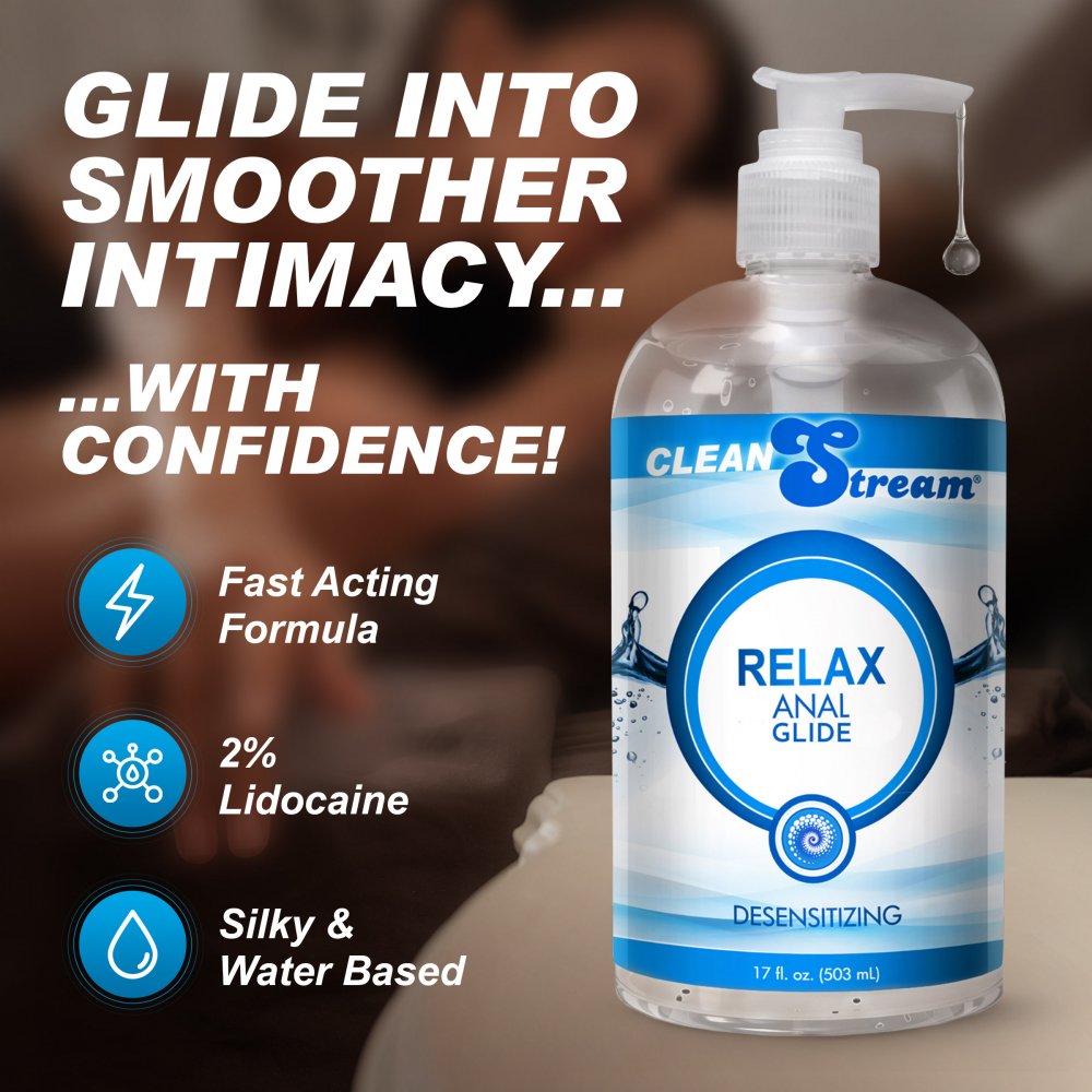 Clean Stream Relax Desensitizing Anal Lube 17 oz - image 3