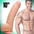 Raging Cockstars Annihilating Alexander Realistic Dildo, 10" Insertable - 848518016317