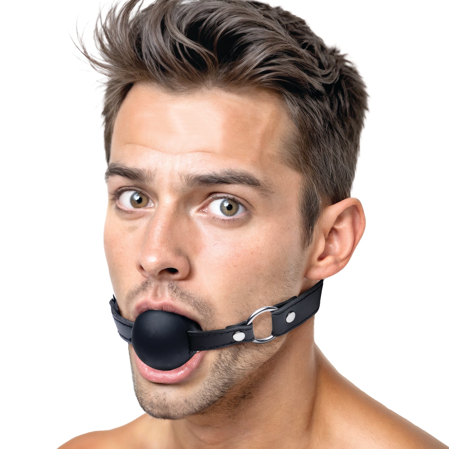 XL 2 Inch Silicone Ball Gag
