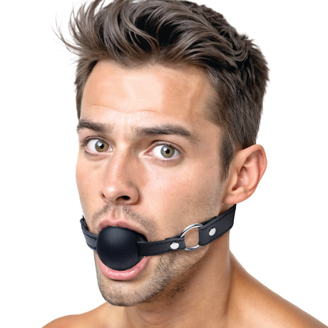 XL 2 Inch Silicone Ball Gag by STRICT