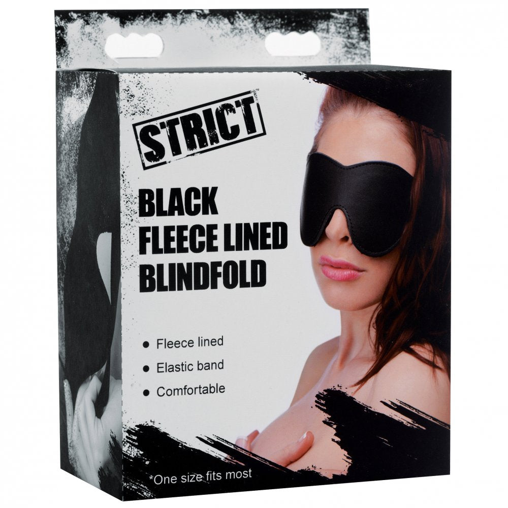 Black Fleece Lined Blindfold - image 4