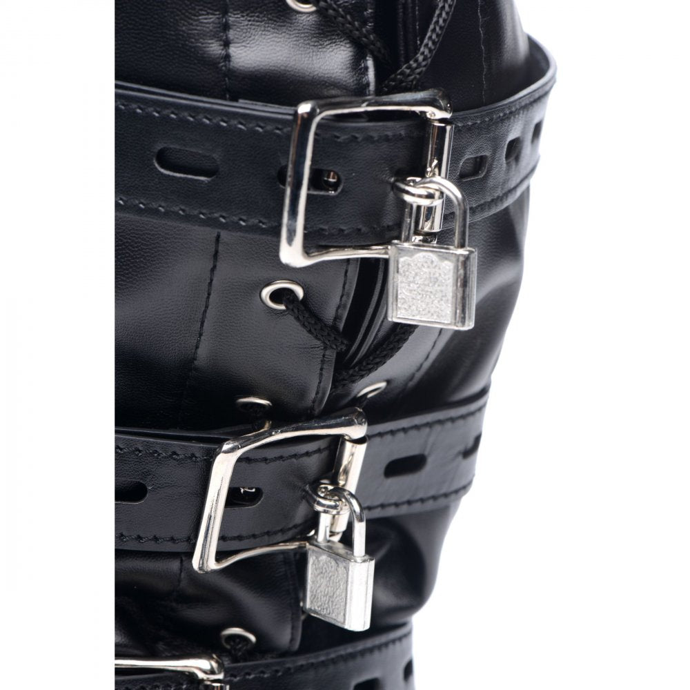 Bondage Hood with Penis Gag - image 7