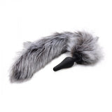 Grey Wolf Tail Anal Plug and Ears Set - image 3