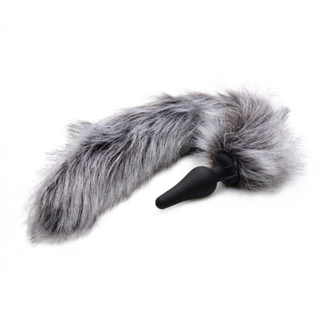 Grey Wolf Tail Anal Plug and Ears Set - image 3