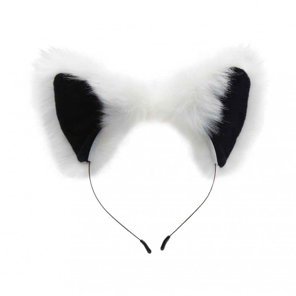White Fox Tail Anal Plug and Ears Set - image 4