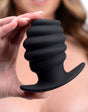 Hive Ass Tunnel Silicone Ribbed Hollow Anal Plug - Large - image 1