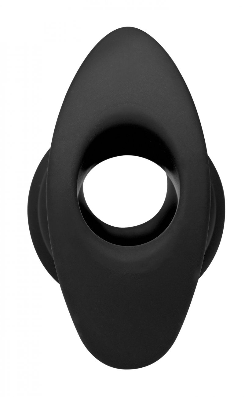 Hive Ass Tunnel Silicone Ribbed Hollow Anal Plug - Large - image 5