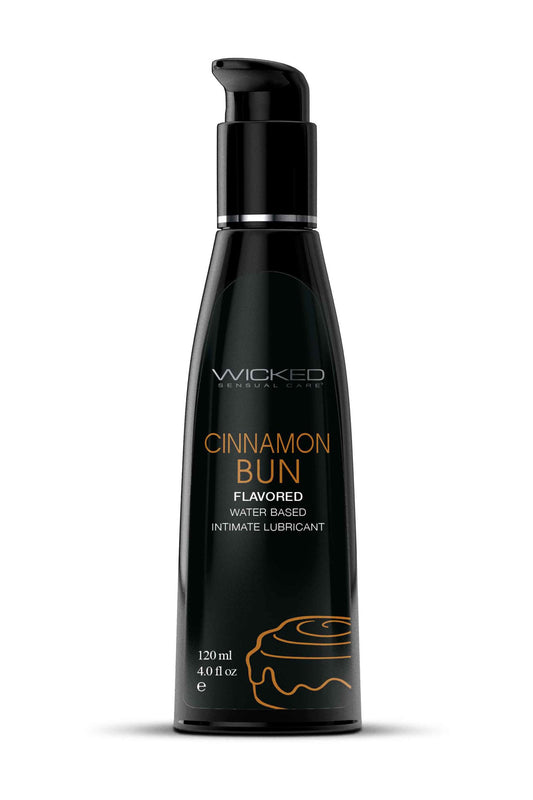 Wicked Sensual Care Aqua Cinnamon Bun Water-Based Lubricant, 4 fl oz - WS-90344