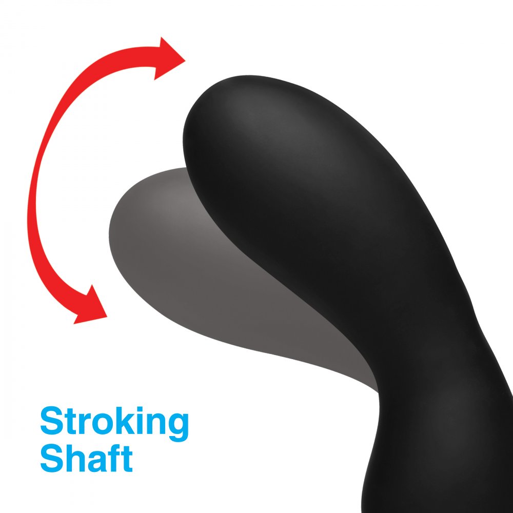 7X P-Stroke Silicone Prostate Stimulator with Stroking Shaft - image 4