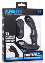 7X P-Stroke Silicone Prostate Stimulator with Stroking Shaft - image 7