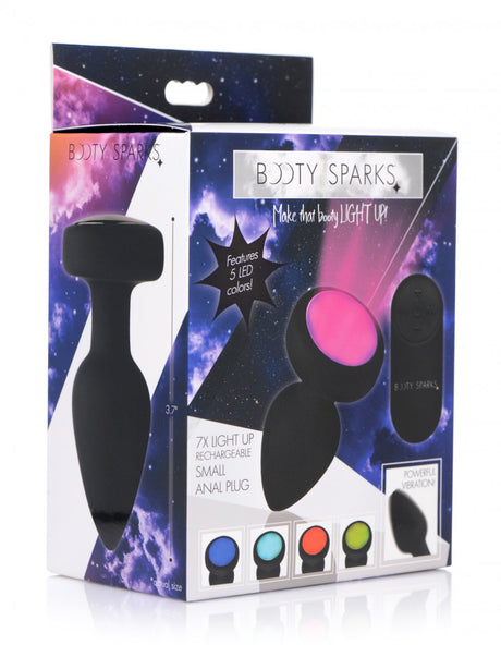 7X Light Up Rechargeable Anal Plug - Small - image 6