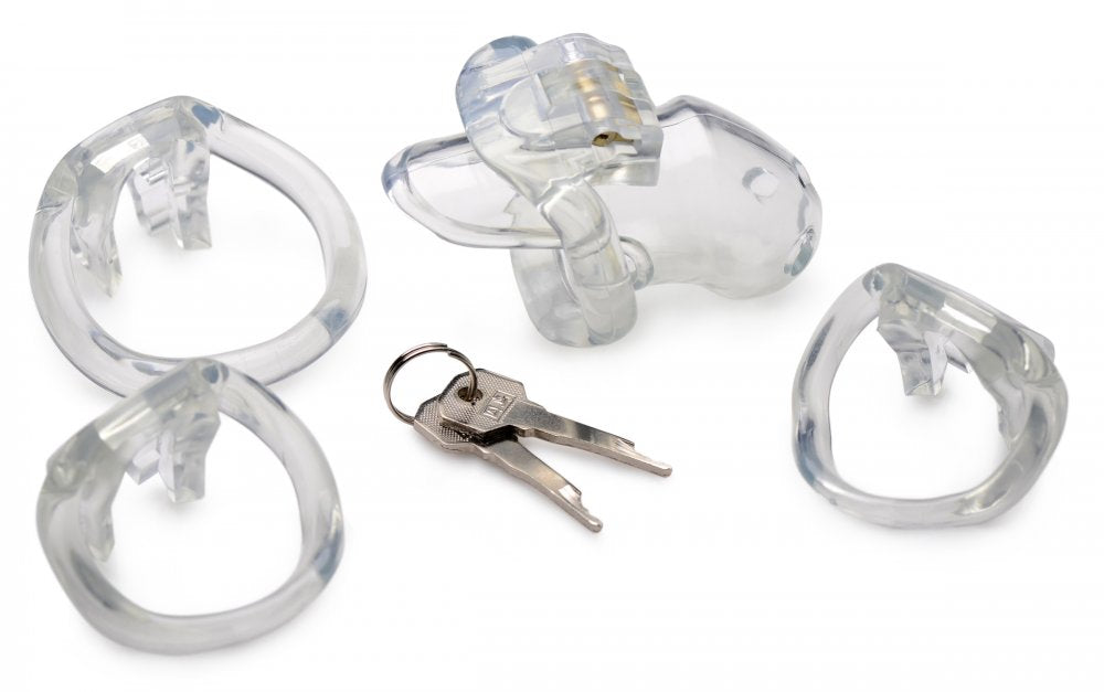 Clear Captor Chastity Cage - Small - image 3