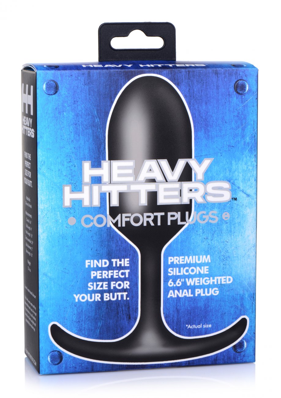 Premium Silicone Weighted Anal Plug - XL - image 5