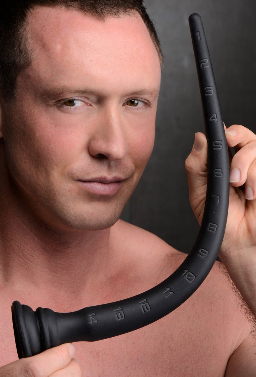 Silicone Tapered Anal Hose - 15 Inch - image 2