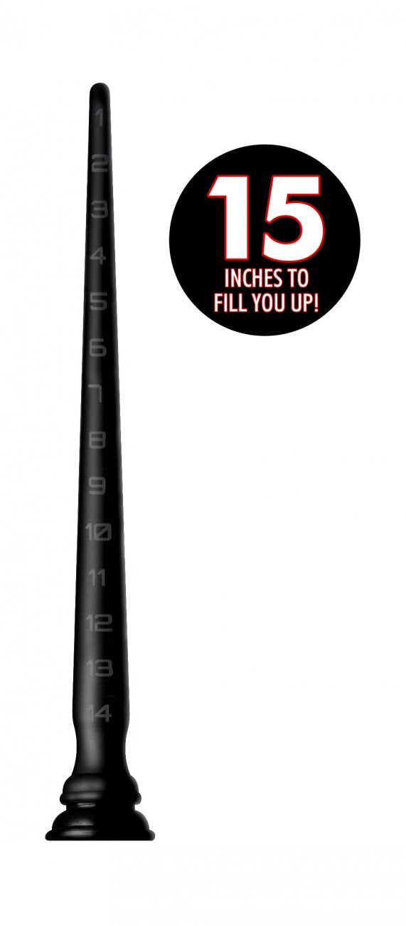 Silicone Tapered Anal Hose - 15 Inch - image 3