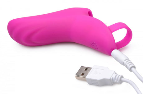 7X Finger Bang Her Pro Silicone Vibrator - Pink - image 5
