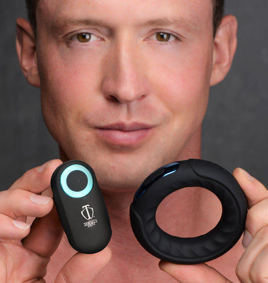 Remote Control 7X Silicone Cock Ring by Trinity Men