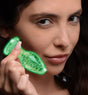 Glow-In-The-Dark Glass Anal Plug - Small - image 1