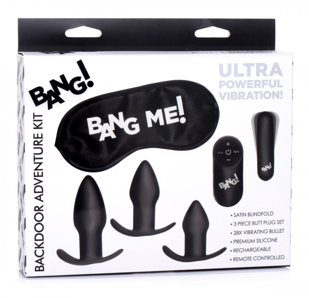 Backdoor Adventure Remote Control 3 Piece Butt Plug Vibe Kit - image 5