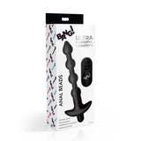 Remote Control Vibrating Silicone Anal Beads - Black - image 7