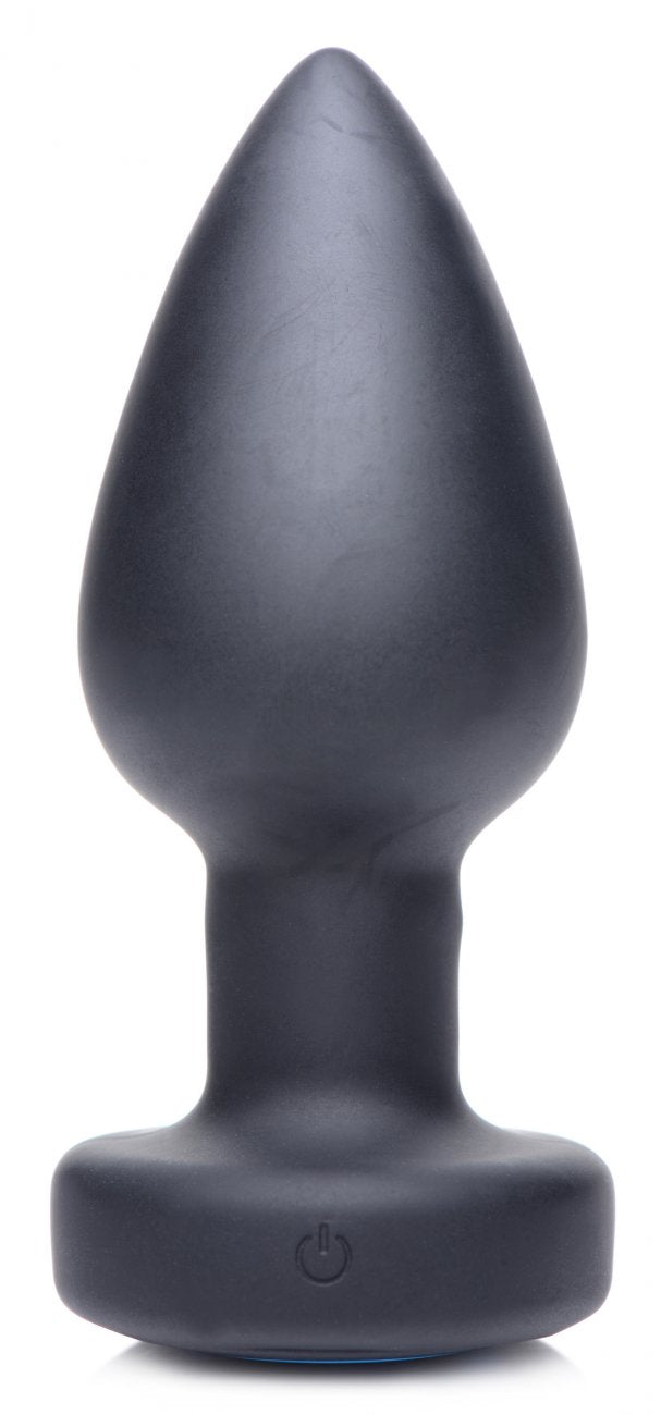 E-Stim Pro Silicone Vibrating Anal Plug with Remote Control - image 4
