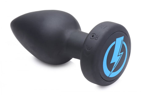 E-Stim Pro Silicone Vibrating Anal Plug with Remote Control - image 5