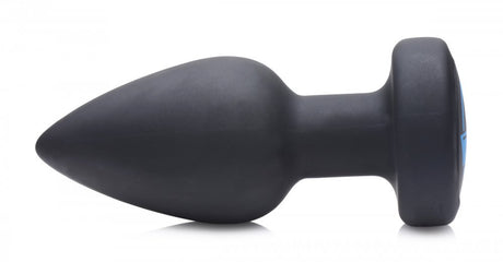 E-Stim Pro Silicone Vibrating Anal Plug with Remote Control - image 6