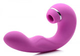 Shegasm 5 Star 10X Tapping G-Spot Silicone Vibrator with Suction - Pink - image 5