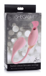 Shegasm 8X Tandem Plus Silicone Suction Clitoral Stimulator and Egg - image 6