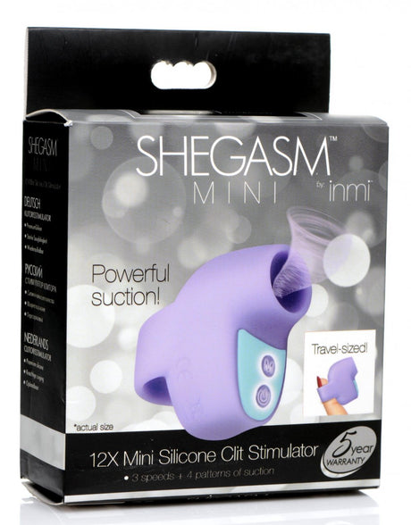 12X Mini Silicone Clit Stimulator - Purple - image 6