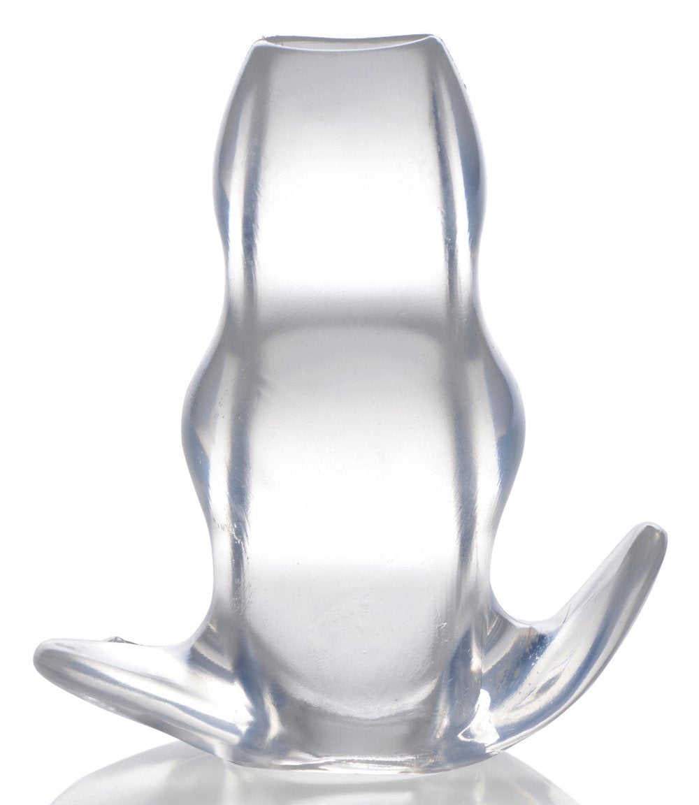 Clear View Hollow Anal Plug - Large - image 2