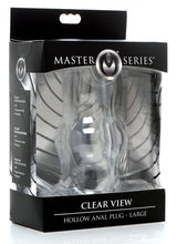 Clear View Hollow Anal Plug - Large - image 3