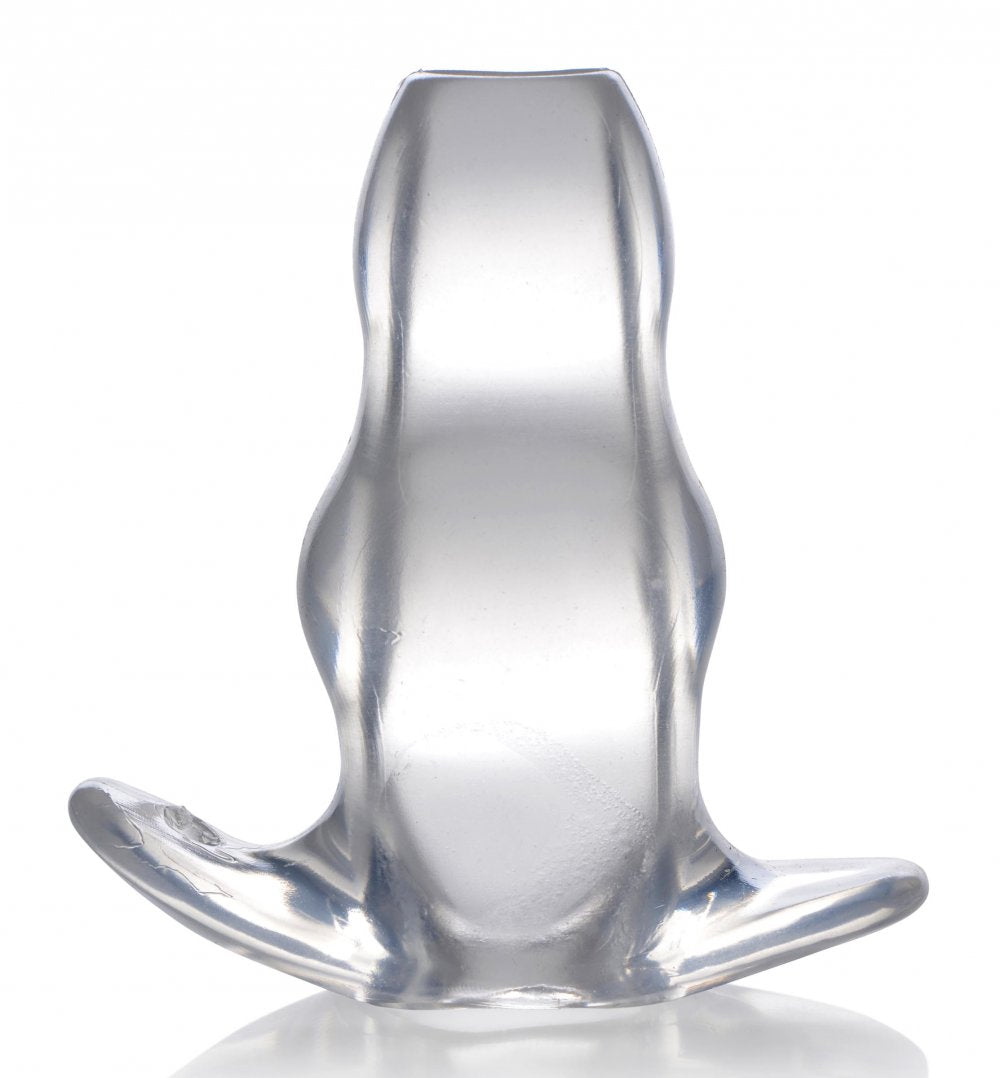 Clear View Hollow Anal Plug - Medium - image 1