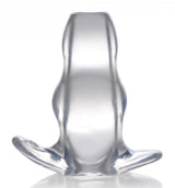 Clear View Hollow Anal Plug - Medium - image 1