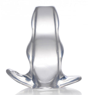 Clear View Hollow Anal Plug - Medium - image 1