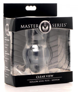 Clear View Hollow Anal Plug - Medium - image 3