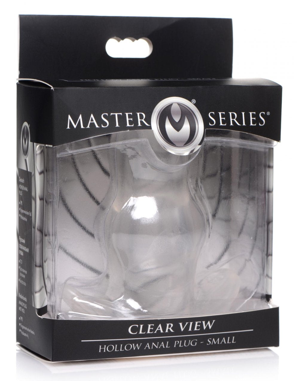 Clear View Hollow Anal Plug - Small - image 3