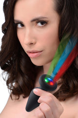 Light Up Silicone Anal Plug - Small - image 1