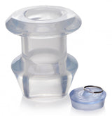 Ass Bung Clear Hollow Anal Dilator with Plug - XL - image 5