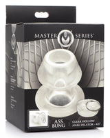 Ass Bung Clear Hollow Anal Dilator with Plug - XL - image 9