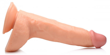Beefy Brad 9 inch Dildo with Balls - Light - image 6