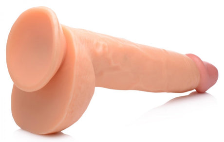 Beefy Brad 9 inch Dildo with Balls - Light - image 7