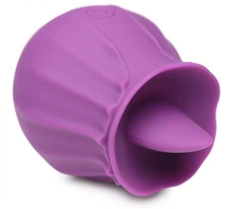 Bloomgasm Wild Violet 10X Silicone Clit Licking Stimulator - Purple - image 3