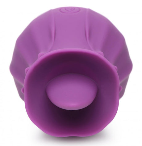 Bloomgasm Wild Violet 10X Silicone Clit Licking Stimulator - Purple - image 4