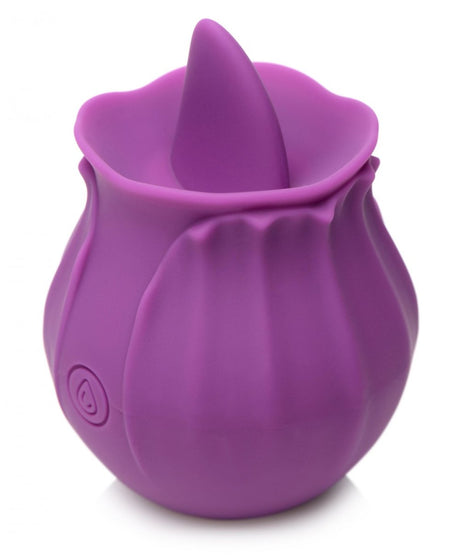 Bloomgasm Wild Violet 10X Silicone Clit Licking Stimulator - Purple - image 5