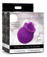 Bloomgasm Wild Violet 10X Silicone Clit Licking Stimulator - Purple - image 8