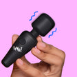 Bang! 10X Silicone Mini Wand — 4.3in, Black, USB Rechargeable - 848518044983