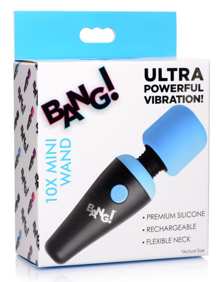 10X Ultra Powerful Silicone Mini Wand - Blue - image 8