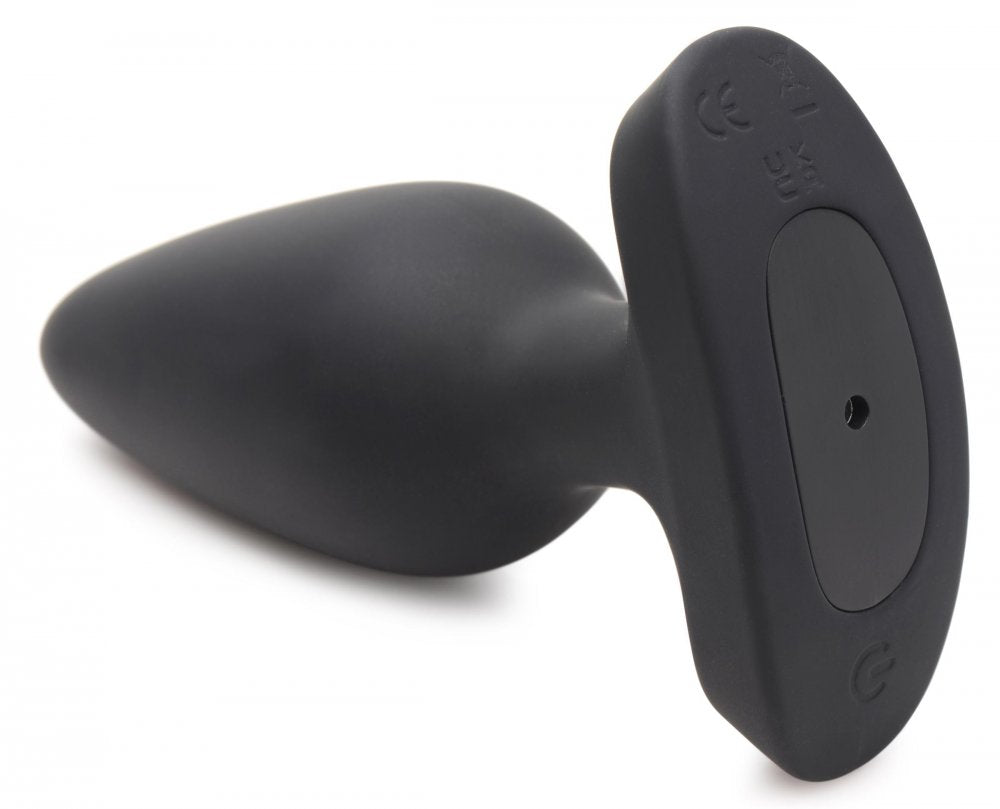 28X Laser Heart Silicone Anal Plug with Remote – Large - image 5